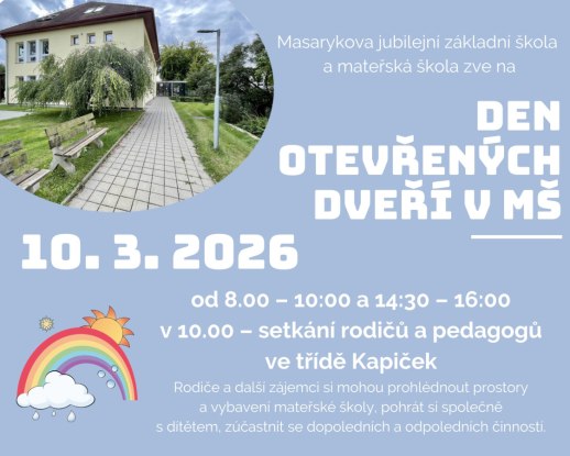 Den otevřených dveří MŠ