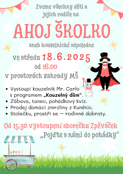 AHOJ ŠKOLKO
