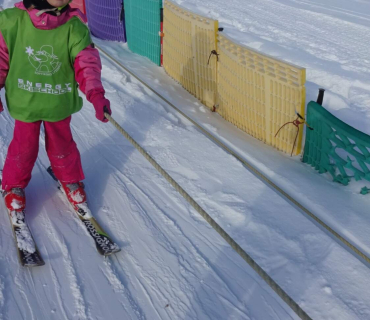 Lyžařská školička - 3. den 8.2.2023
