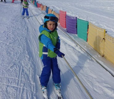 Lyžařská školička - 3. den 8.2.2023