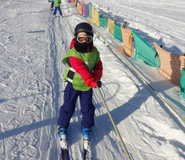 Lyžařská školička - 3. den 8.2.2023