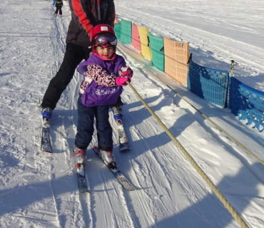 Lyžařská školička - 3. den 8.2.2023