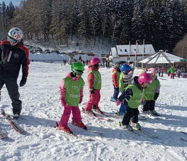 Lyžařská školička - 3. den 8.2.2023