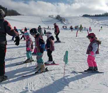 Lyžařská školička - 3. den 8.2.2023