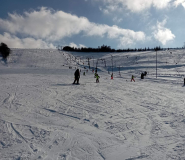 Lyžařská školička - 3. den 8.2.2023