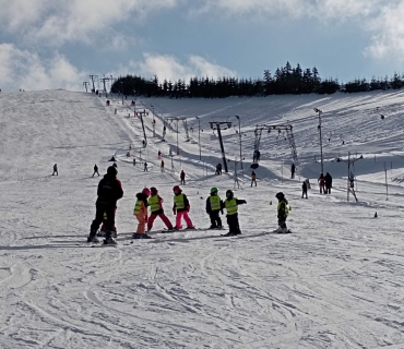 Lyžařská školička - 3. den 8.2.2023