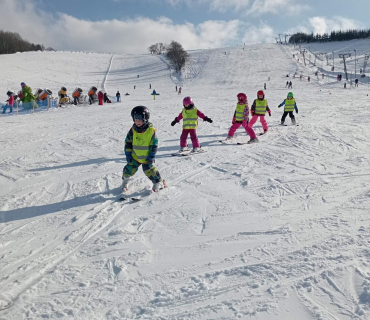 Lyžařská školička - 3. den 8.2.2023