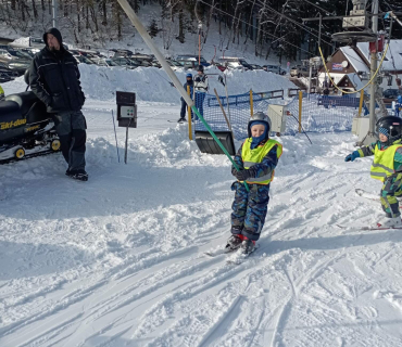 Lyžařská školička - 3. den 8.2.2023