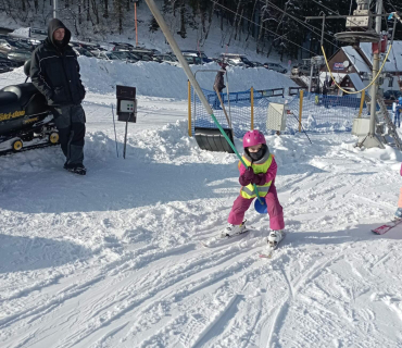 Lyžařská školička - 3. den 8.2.2023