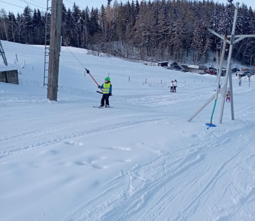 Lyžařská školička - 3. den 8.2.2023