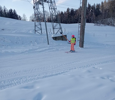 Lyžařská školička - 3. den 8.2.2023