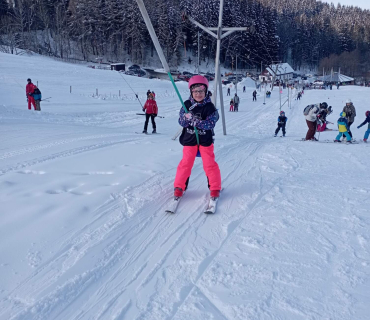 Lyžařská školička - 3. den 8.2.2023