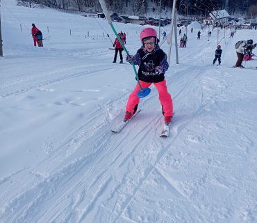 Lyžařská školička - 3. den 8.2.2023