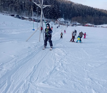 Lyžařská školička - 3. den 8.2.2023