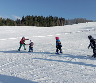 Lyžařská školička - 3. den 8.2.2023