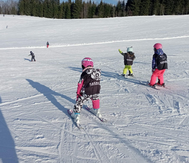 Lyžařská školička - 3. den 8.2.2023