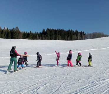 Lyžařská školička - 3. den 8.2.2023