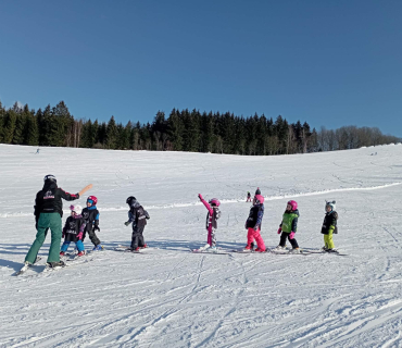 Lyžařská školička - 3. den 8.2.2023