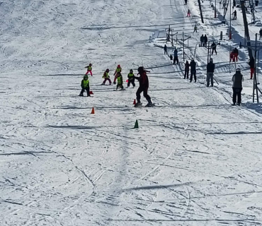 Lyžařská školička - 3. den 8.2.2023