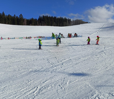 Lyžařská školička - 3. den 8.2.2023