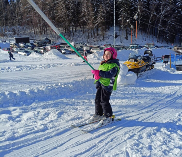 Lyžařská školička - 3. den 8.2.2023