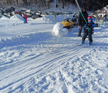 Lyžařská školička - 3. den 8.2.2023