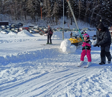 Lyžařská školička - 3. den 8.2.2023