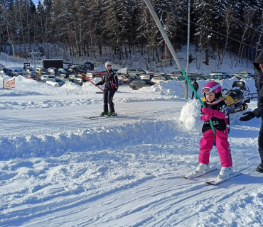 Lyžařská školička - 3. den 8.2.2023