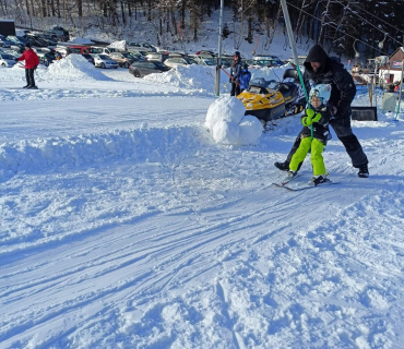 Lyžařská školička - 3. den 8.2.2023