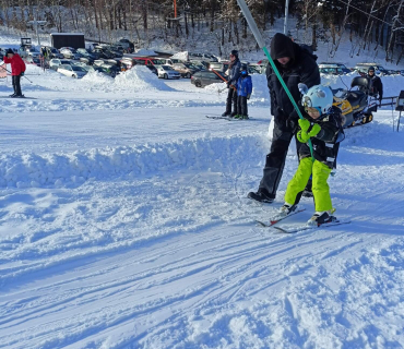 Lyžařská školička - 3. den 8.2.2023