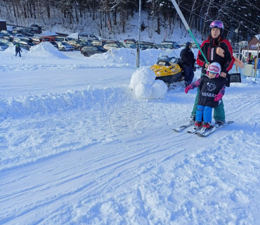 Lyžařská školička - 3. den 8.2.2023