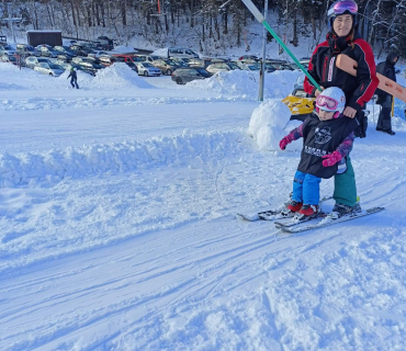 Lyžařská školička - 3. den 8.2.2023