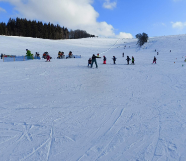 Lyžařská školička - 3. den 8.2.2023
