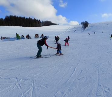 Lyžařská školička - 3. den 8.2.2023
