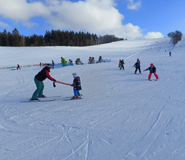 Lyžařská školička - 3. den 8.2.2023