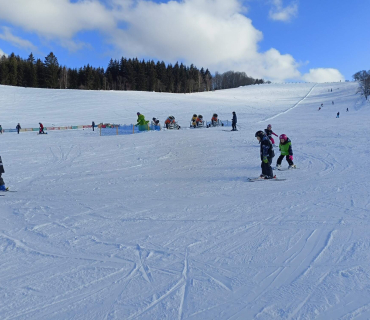 Lyžařská školička - 3. den 8.2.2023