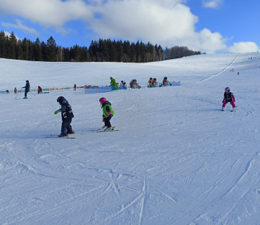 Lyžařská školička - 3. den 8.2.2023
