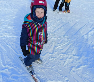 Lyžařská školička - 3. den 8.2.2023
