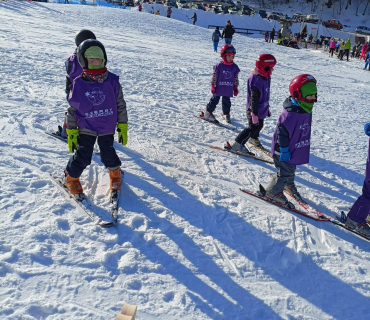 Lyžařská školička - 3. den 8.2.2023