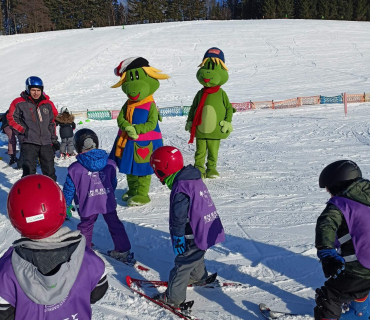 Lyžařská školička - 3. den 8.2.2023