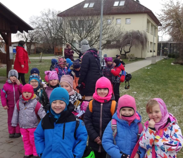 Lyžařská školička - 1. den 6.2.2023