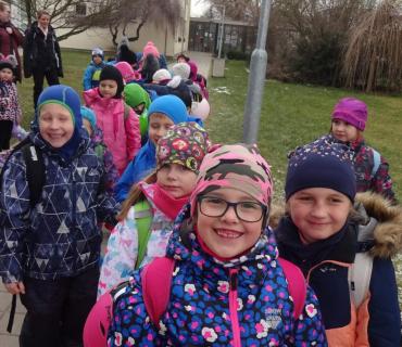 Lyžařská školička - 1. den 6.2.2023