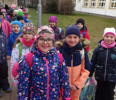 Lyžařská školička - 1. den 6.2.2023