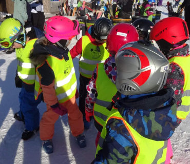 Lyžařská školička - 1. den 6.2.2023