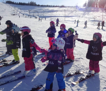 Lyžařská školička - 1. den 6.2.2023