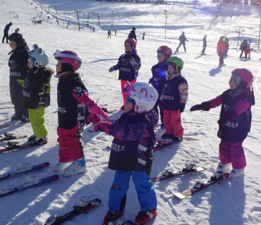 Lyžařská školička - 1. den 6.2.2023