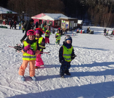 Lyžařská školička - 1. den 6.2.2023
