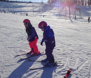 Lyžařská školička - 1. den 6.2.2023