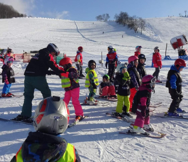 Lyžařská školička - 1. den 6.2.2023