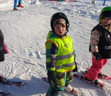 Lyžařská školička - 1. den 6.2.2023